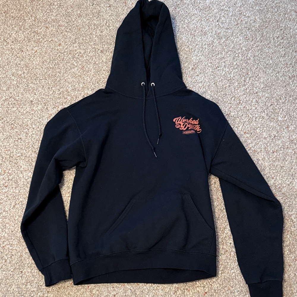 Viral Workman Forklift Men's Black Hoodie
